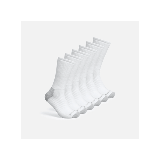 Red Wing Unisex White Cotton Blend Crew Sock - Red Wing