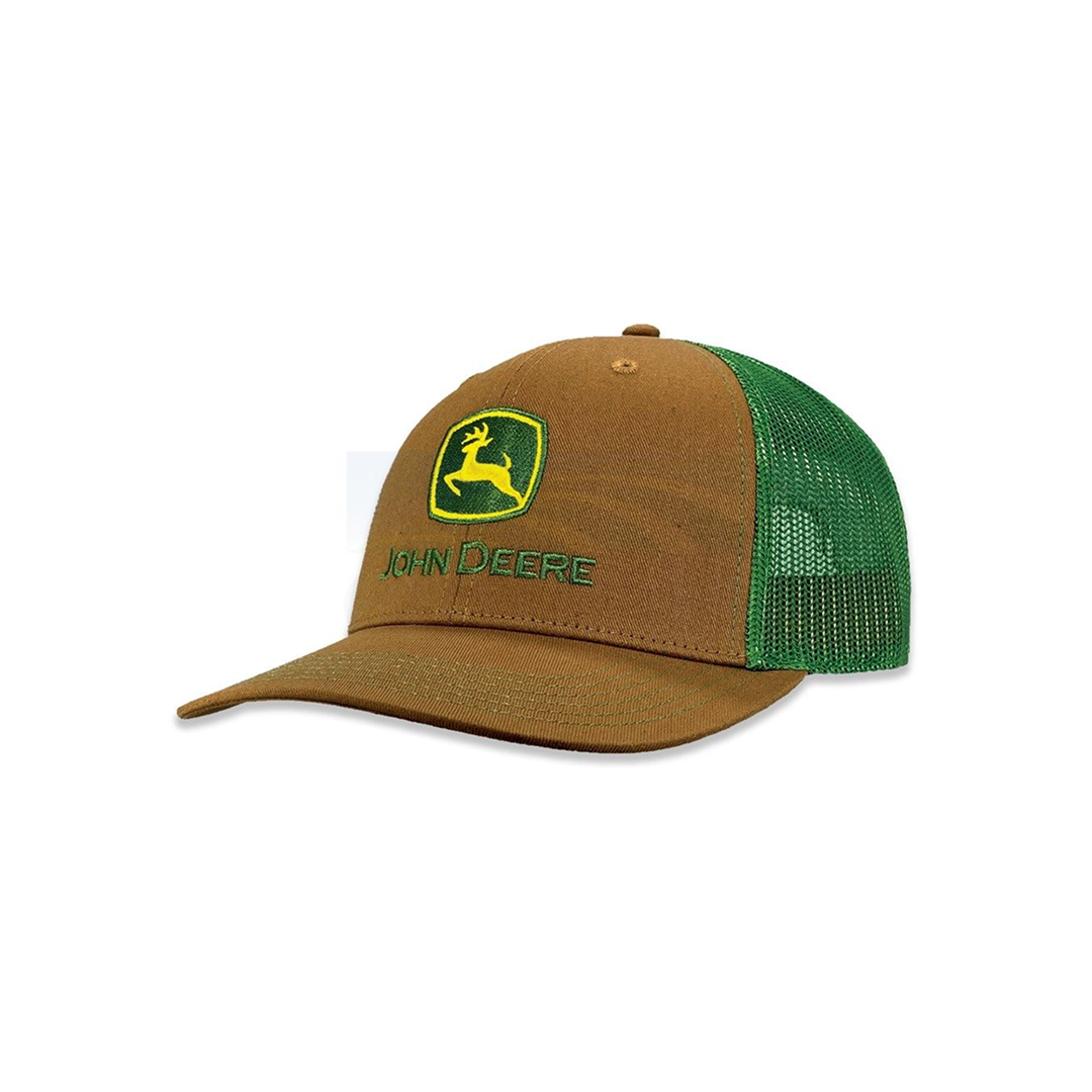 John Deere Brown and Green Trucker Cap w/ Classic Logo weis-western-wear