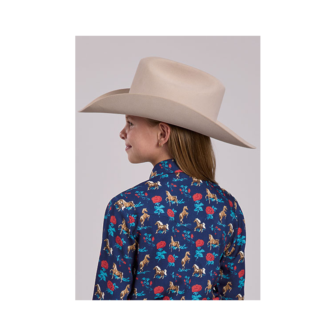 Roper Girl's Long Sleeve Button Up Shirt weis-western-wear