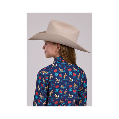 Roper Girl's Long Sleeve Button Up Shirt weis-western-wear