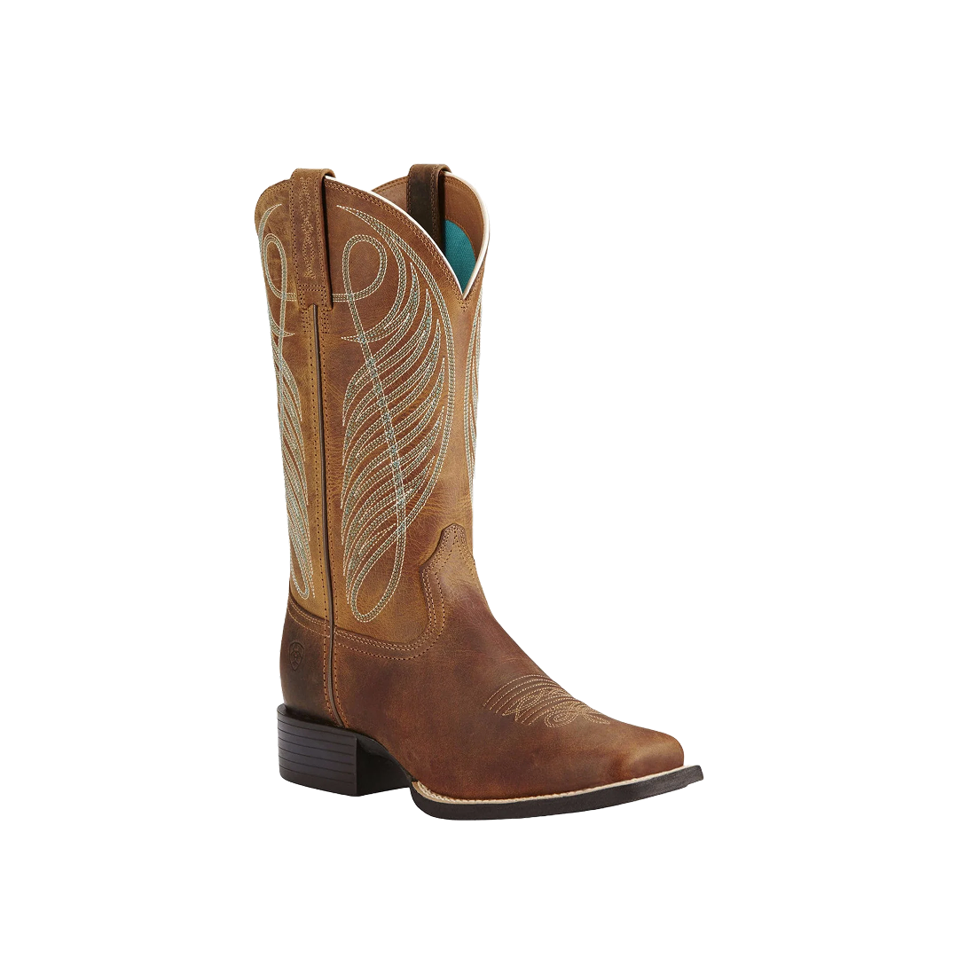 Ariat Women's Round Up Wide Square Toe Western Boot