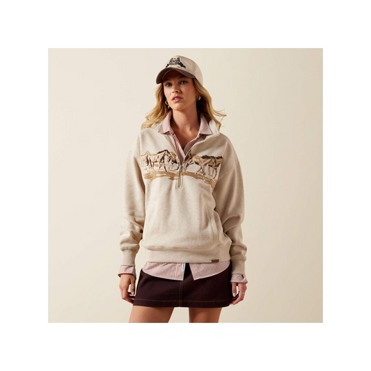 Ariat Women's Running Wild 1/2 Zip Sweater