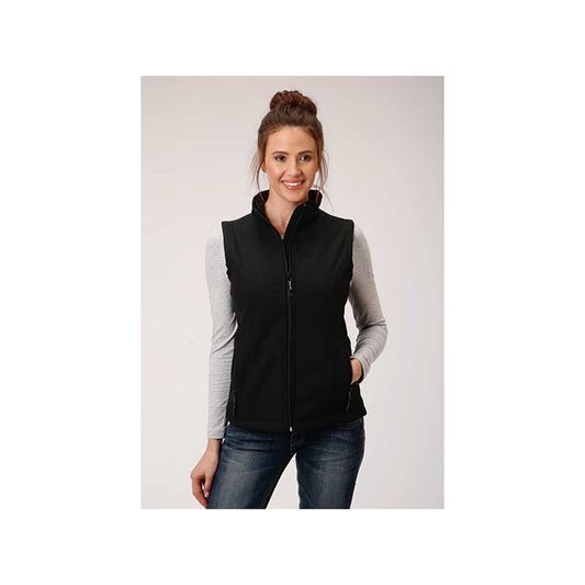 Roper Women's Black Lightweight Soft Shell Vest