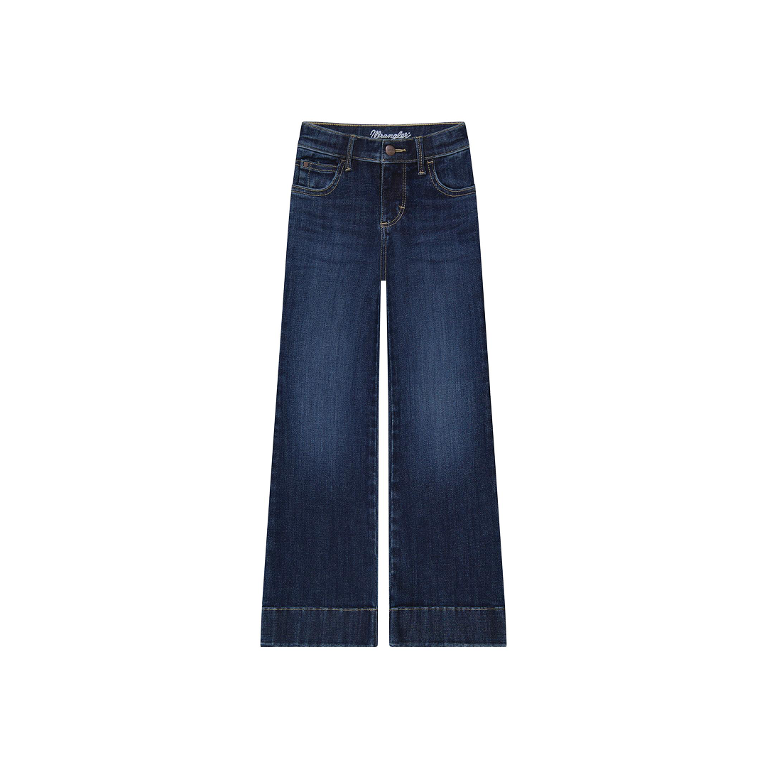 Wrangler Girl's Dark Wash Bespoke Alexandra Trouser Jean