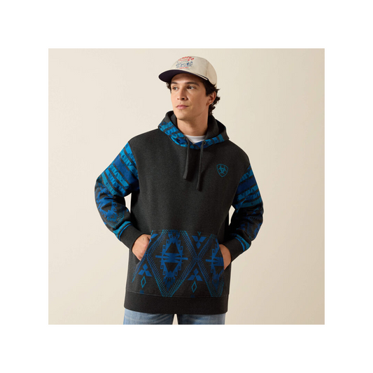 Ariat Men's Southwestern Color Block Hoodie