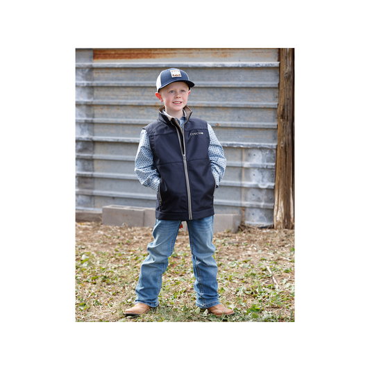 Cinch Boy's Bonded Soft Shell Vest