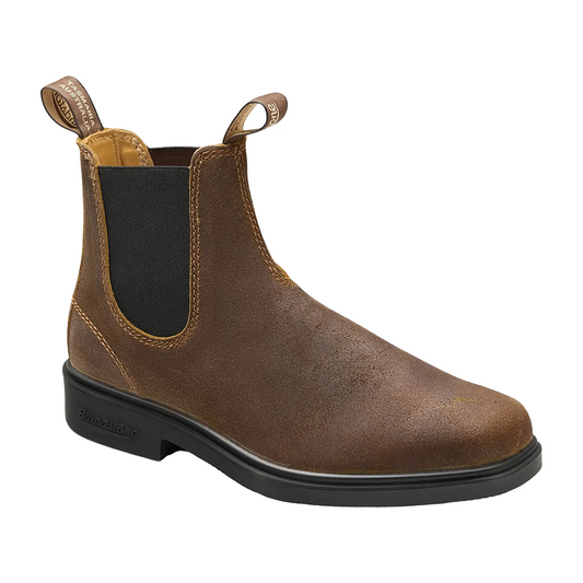 Blundstone Chisel Toe Tobacco Waxed Suede Boot
