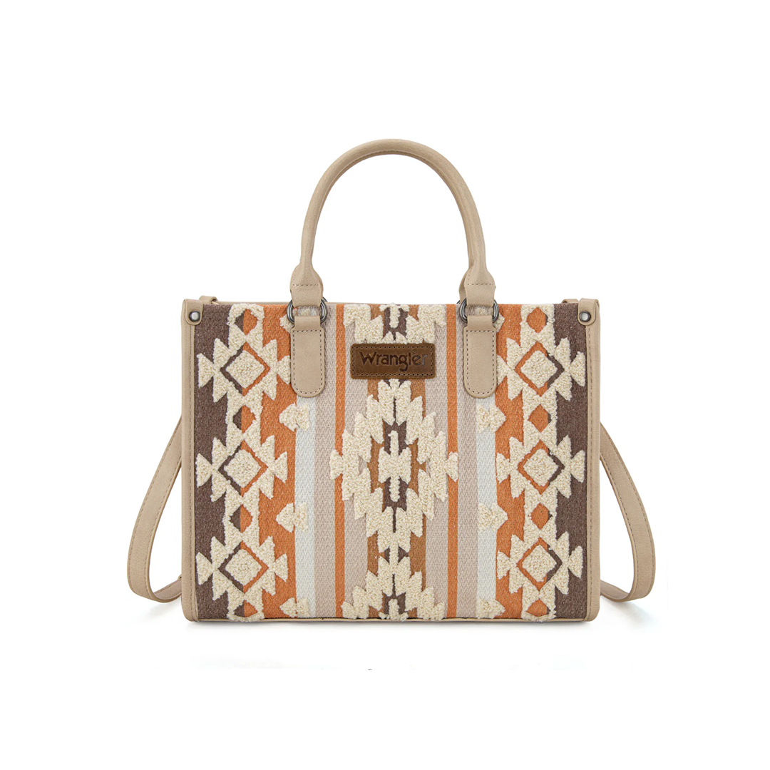 Montana West Sherpa Aztec Canvas Tote/Crossbody Purse weis-western-wear