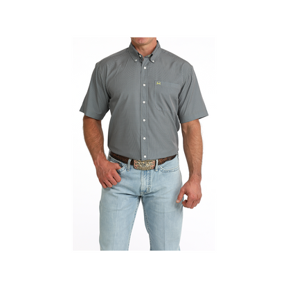Cinch Men's ArenaFlex Geometric Print Short Sleeve Button Down Western Shirt weis-western-wear