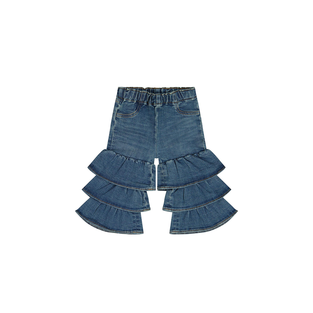 Wrangler infant Pull Up Tiered Flare Jean