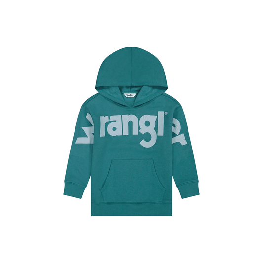 Wrangler Girl's Turquoise Logo Hoodie - Wrangler
