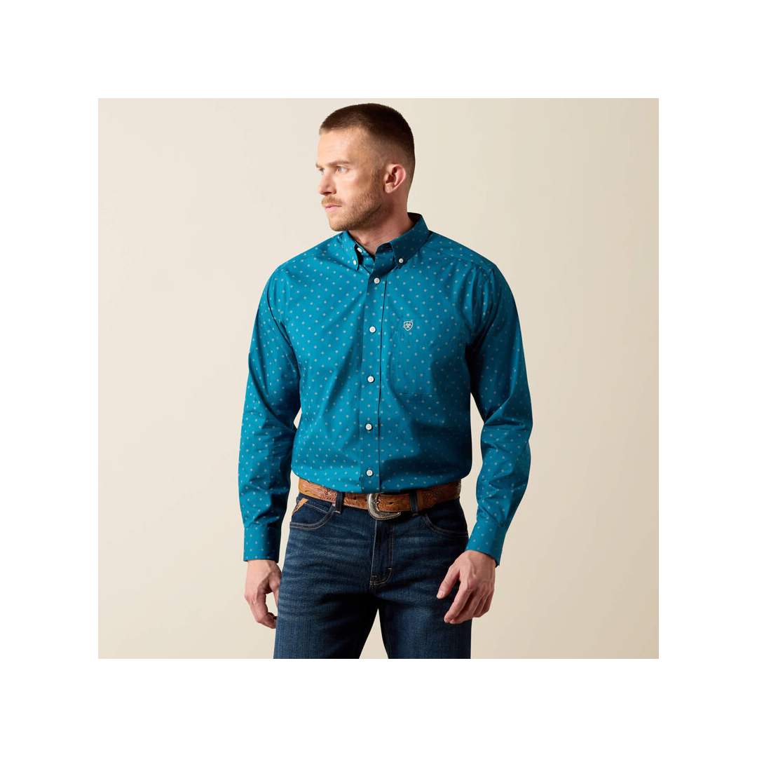Ariat Men's Wrinkle Free Baptiste Classic Fit Western Long Sleeve Shirt