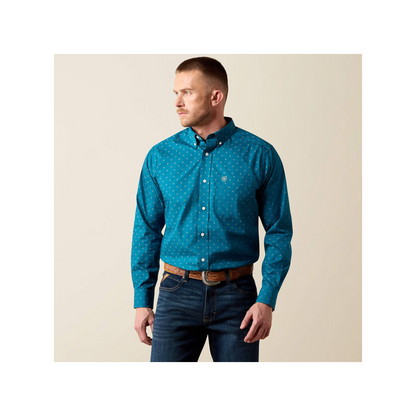 Ariat Men's Wrinkle Free Baptiste Classic Fit Western Long Sleeve Shirt