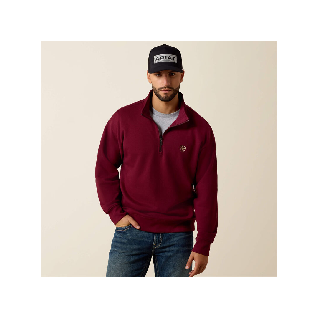 Ariat Men's Holiday 1/4 Zip Sweatshirt