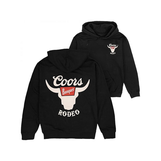 Changes Men's Coors Hoodie w/ Banquet Rodeo Horns Graphic weis-western-wear