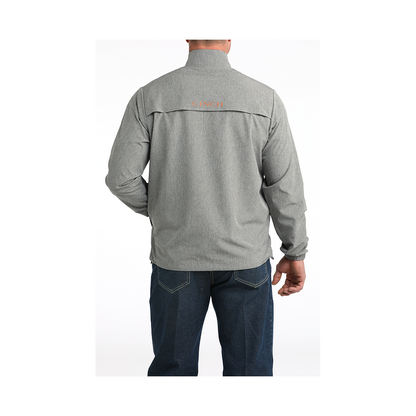 Cinch Men's Windbreaker 1/2 Zip Grey weis-western-wear