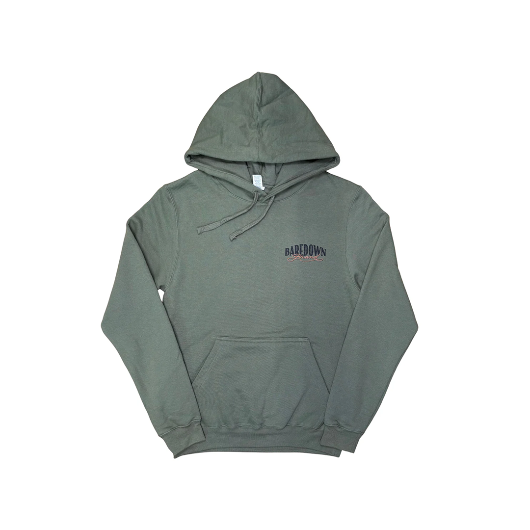 Baredown Unisex Locked Olive Hoodie weis-western-wear
