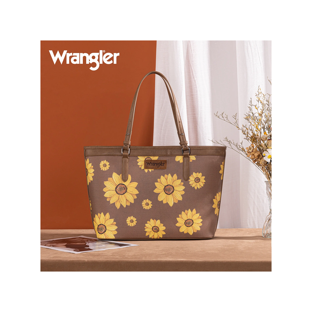 Montana West Women's Sunflower Print Tote Bag weis-western-wear