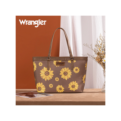 Montana West Women's Sunflower Print Tote Bag weis-western-wear