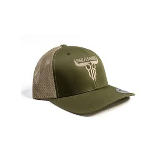 Ruthless Rednecks Men's Raw Talent Olive Khaki Patch Hat weis-western-wear