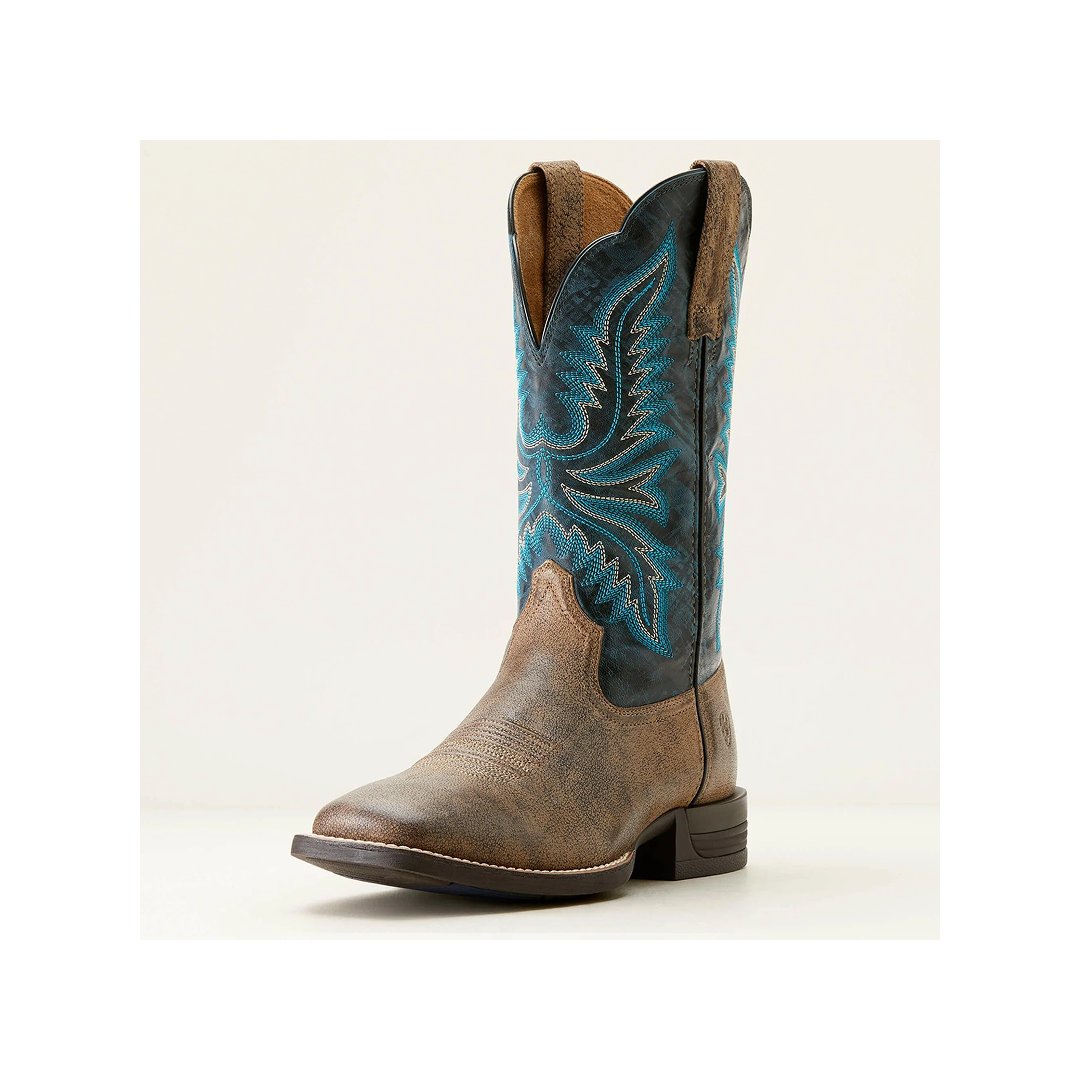 Ariat Men's Brush Creek Wide Square Toe Cowboy Boot weis-western-wear