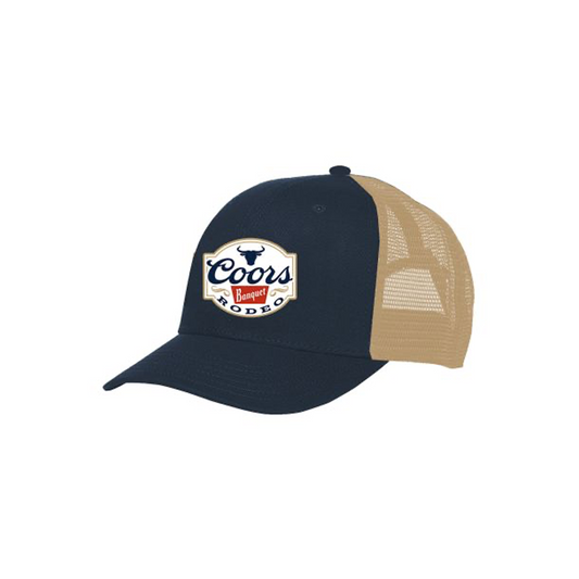 Changes Coors Banquet Rodeo Trucker Navy Blue Cap weis-western-wear