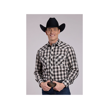 Roper Men's Long Sleeve Western Snap Plaid Shirt weis-western-wear