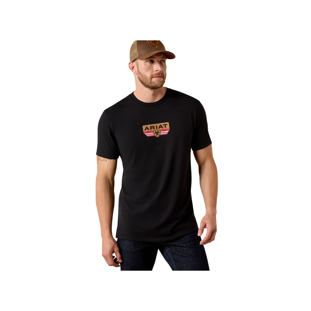 Ariat Men's Highland Sundowner Classic Fit T-Shirt weis-western-wear