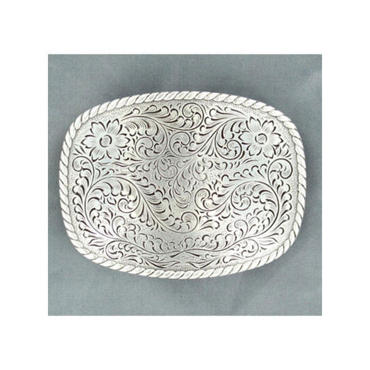 M&F Western Products Rectangle Scrolled Belt Buckle weis-western-wear
