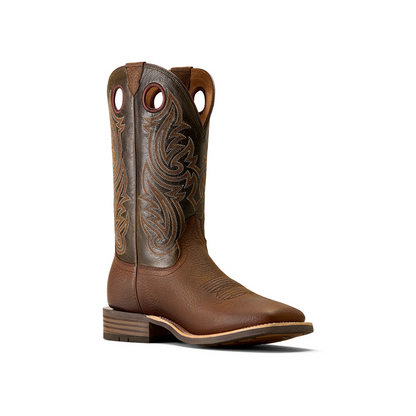 Ariat Men's Highland Toughstock Wide Square Toe Cowboy Boot weis-western-wear