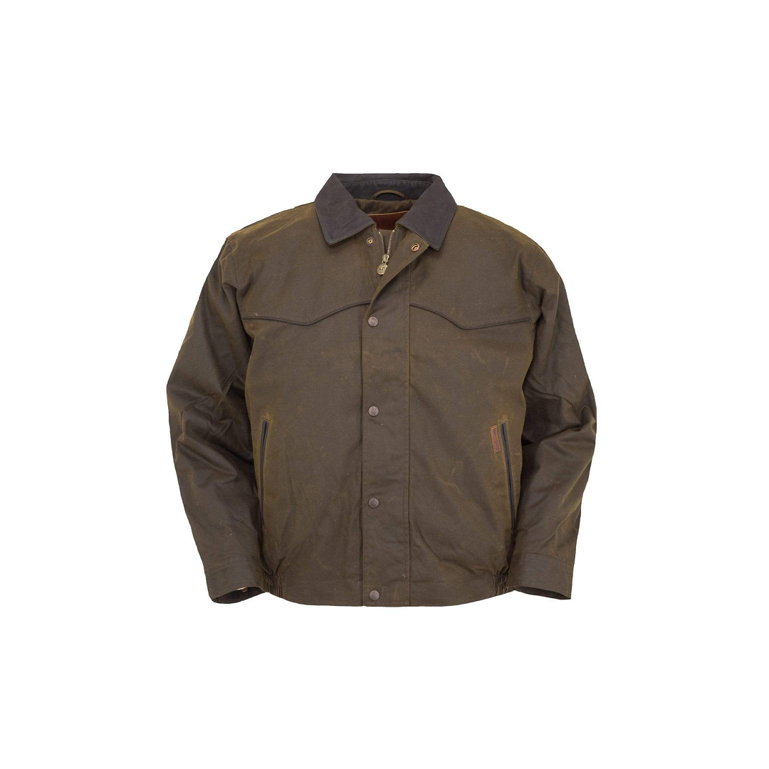 Outback Trading Co Men's Trailblazer Jacket Oil Skin weis-western-wear