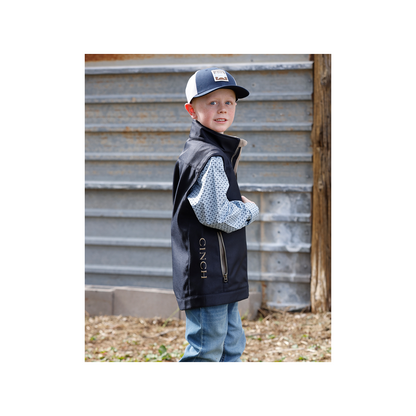 Cinch Boy's Bonded Soft Shell Vest