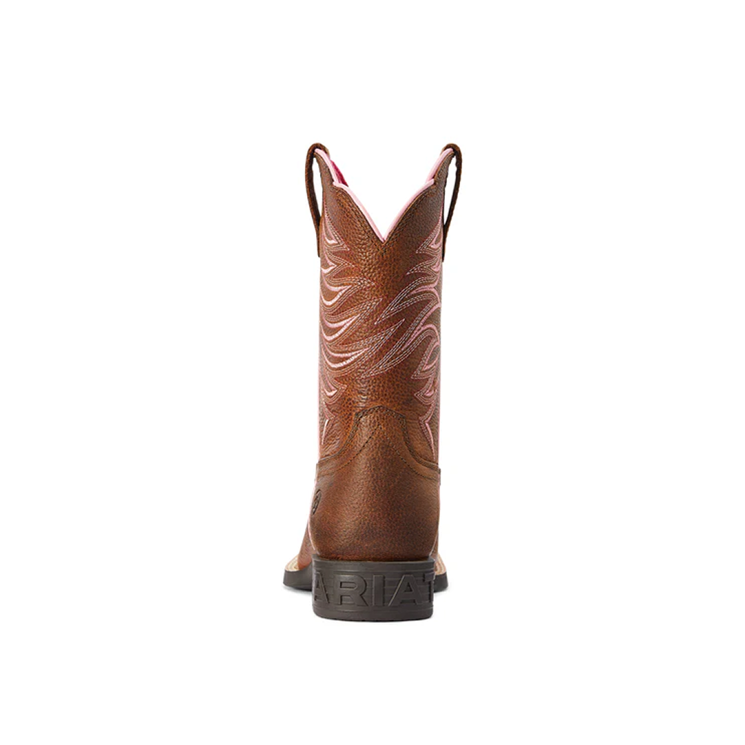 Ariat Girl's Firecatcher Wide Square Toe Western Boot