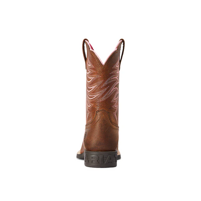 Ariat Girl's Firecatcher Wide Square Toe Western Boot
