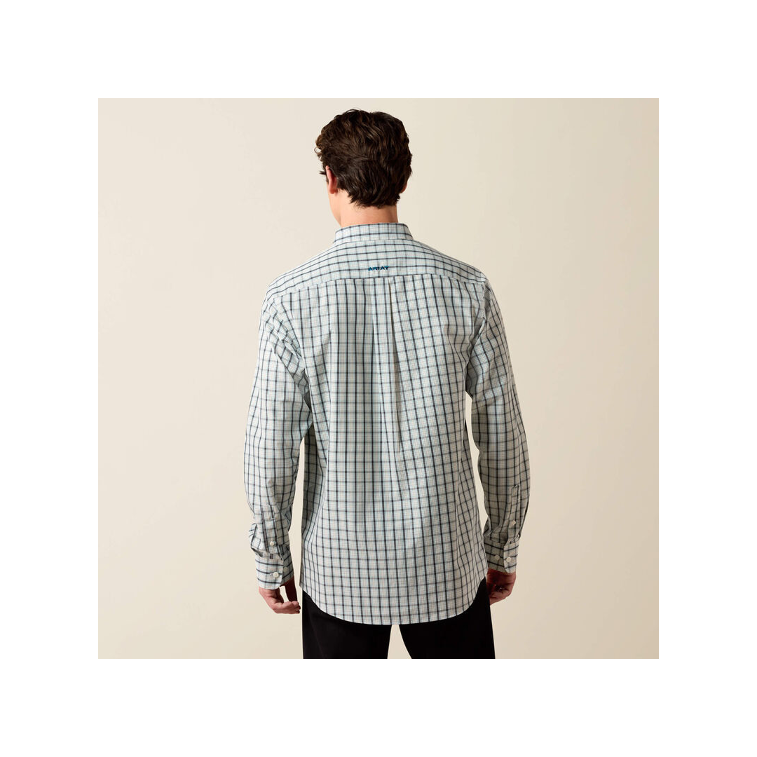 Ariat Men's Wrinkle Free Bern Fitted Long Sleeve Western Shirt