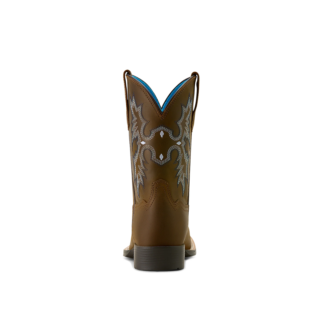 Ariat Youth Cowboy Boots Tombstone Distressed Brown