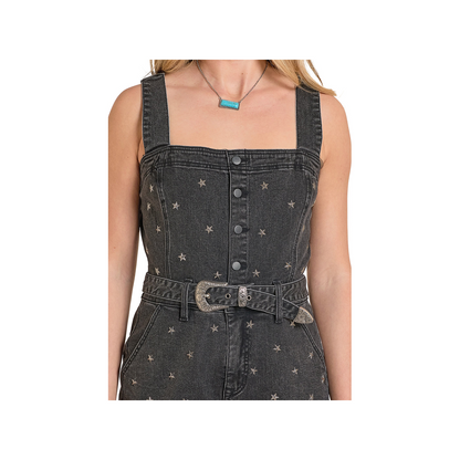 Panhandle Slim Women's Stubbed Denim Star Romper weis-western-wear