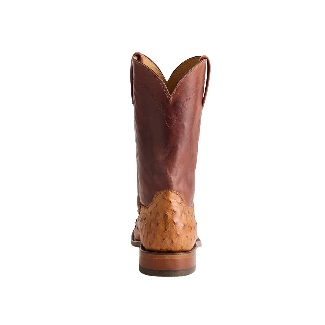 Lucchese Men's Zane Barnwood Brown/Tan Ostrich Boot