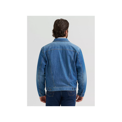 Wrangler Men's Cowboy Cut Flannel Lined Jean Jacket