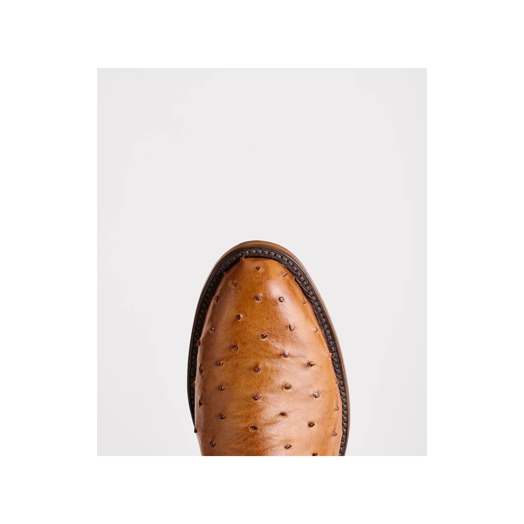 Lucchese Men's Zane Barnwood Brown/Tan Ostrich Boot