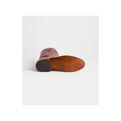 Lucchese Men's Zane Barnwood Brown/Tan Ostrich Boot