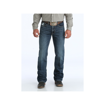 Cinch Men's White Label Dark Stone Wash Relaxed Straight Leg Jeans