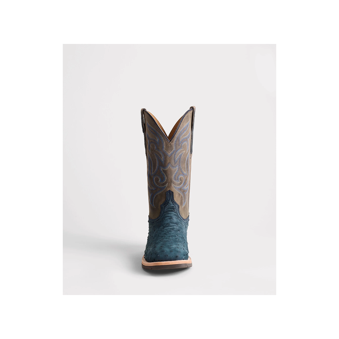 Lucchese Men's Rowdy Ostrich Square Toe Cowboy Boots