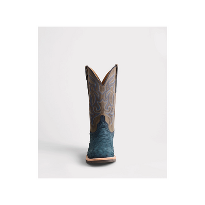 Lucchese Men's Rowdy Ostrich Square Toe Cowboy Boots