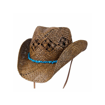 Conner Hats Cascade Mountain Organic Raffia Straw Western Cowboy Hat weis-western-wear