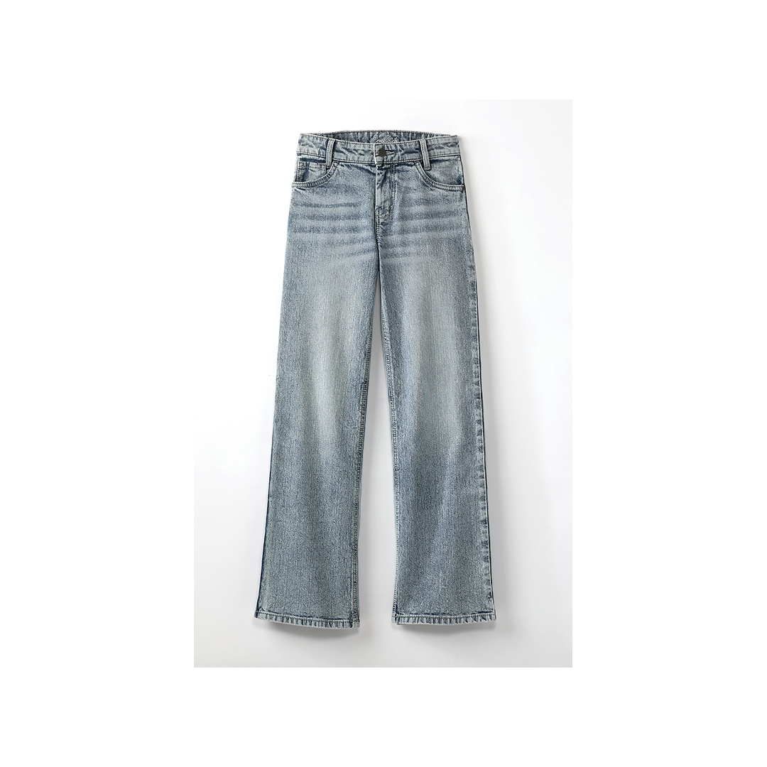 Cinch Girl's Wide Leg Light Wash Jeans