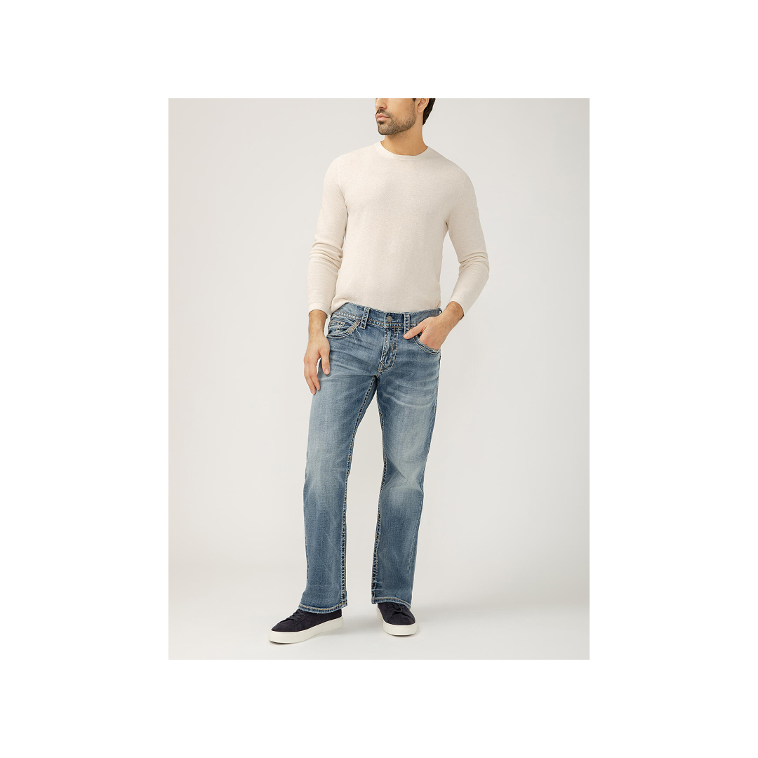 Silver Jeans Co Men's Zac Relaxed Fit Straight Leg Jean