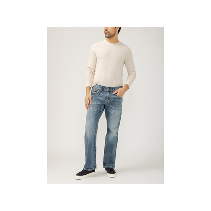 Silver Jeans Co Men's Zac Relaxed Fit Straight Leg Jean