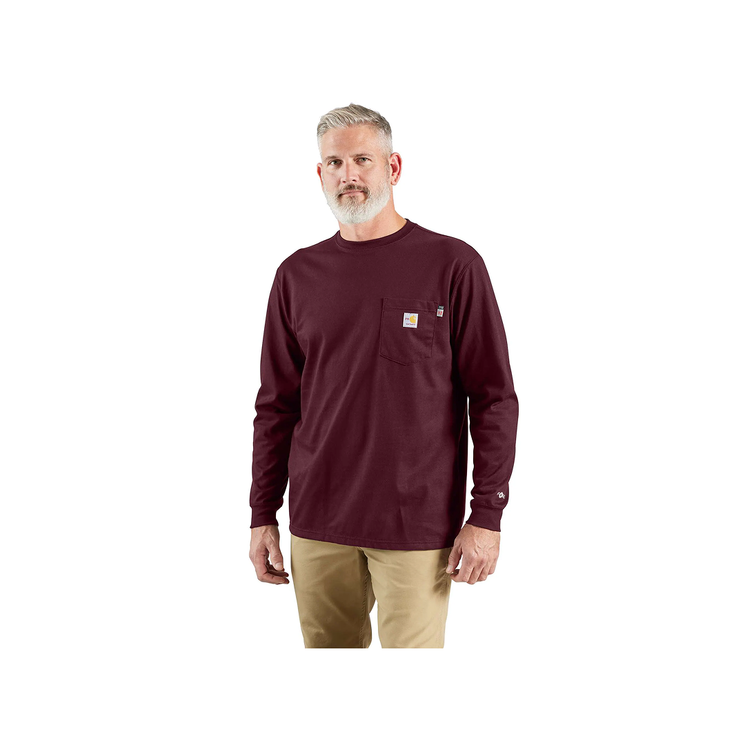 Carhartt Men’s Work Shirt Flame Resistant Force Cotton Long Sleeve