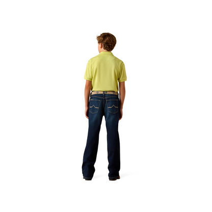 Ariat Boy's B4 Relaxed Oliver Boot Cut Jeans weis-western-wear